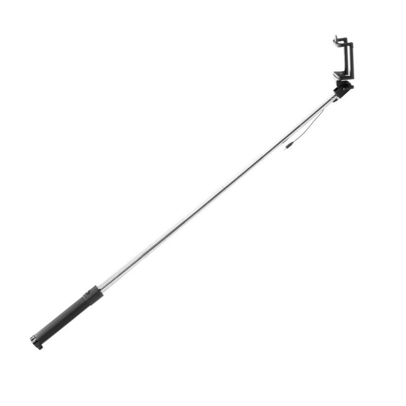 Selfie stick Importgsm, cablu lightning 82cm negru